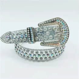 % 57 Kemer Tasarımcısı Yeni Kadınlar Gümüş Glitter çivili elmaslar Kadın Erkek Kemer Giysileri Üç Parçalı Külotlu Köpek Kemeri