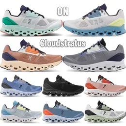 Outdoor Shoes On Cloud Shoes On Top Cloudstratus 남성 여성 운동화 2023 디자이너 X Rose Red Marina Magnet Frost Niagara Chambray Lavender Outdoor Roa