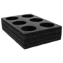 Te koppar mjölkkopphållare Kaffer dryck Tillbehörsbärare Bracket Drink Tray Packing Holder Epe Outdoor Trays Takeout Carriers