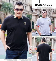 대형 7XL 디자이너 폴로 남자 티셔츠 패션 꿀벌 꿀벌 줄무늬 격자 무늬 디자이너 TSHIRT v 넥 코튼 하이 스트리트 남성 캐주얼 티셔츠 고급 캐주얼 커플 의류