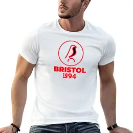 Мужские футболки Бристольская городская футболка Эстетическая одежда Футболка Пустой размер плюс для мужчин