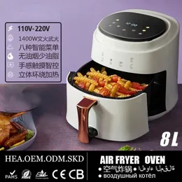 Air Fryers 8L Large Capacity 360°Baking Toaster Without Oil Electric Deep Fryer Nonstick Basket Chicken Sonifer airfryers 231229