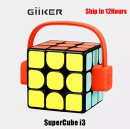 Tillbehör Giiker Electronic Bluetooth Speed ​​Supercube i3 RealTime Connected STEM Smart Cube 3x3 App Sync Puzzle Toys för alla åldrar