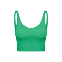 الزي L2054B TANK TOP CLASSIVE Sports Bra Gym Gym Clothly Light Light Light Light Yoga Bra Fitness Running Brassiere U Back Sexy Ves