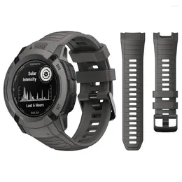 Ремешки для часов 26 мм для Garmin Instinct 2X Solar - Tactical Edition, силиконовый ремешок, сменный ремешок для часов, аксессуары