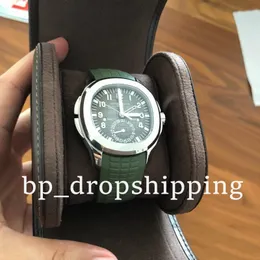 メンズウォッチ40.5mm透明なムーブメントオートマチックメカニカルステンレス鋼サッパーガラスラミナス5164高品質の豪華な腕時計