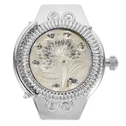 腕時計監視リング女性のための女性の時計wachs女性亜鉛合金リロジェムジェレス