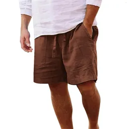 Pantalons pour hommes hommes Shorts printemps été couleur unie décontracté ample grande taille pantalon mode plage mâle avec poches Ropa Hombre