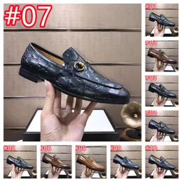 40model Top Designer Laiders Men Dress Shoes 100 ٪ Cowhide Mens Classic Mens Flat Buckle Leather Men Men Disual Shoe Size 38-46