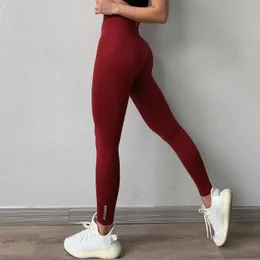 Leggings svokor hög midja sömlösa leggings skjuter upp gym leggings sport kvinnor fitness sexiga smala träningsbyxor för kvinnor