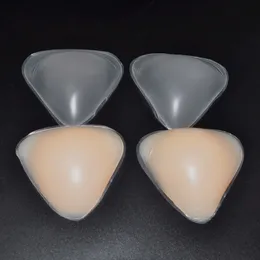 Cuscino per il seno Due colori Reggiseno a triangolo Inserti per inserti in silicone Rinforzatore per il seno Abito da sposa Bikini Costume da bagno Push Up Pasties Copricapezzolo 230701