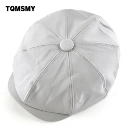 TQMSMY однотонный берет, шляпа, мужские винтажные кепки для газетчиков, женские остроконечные кепки с плоским козырьком, уличная одежда, повседневные береты, унисекс, Boina TMB19