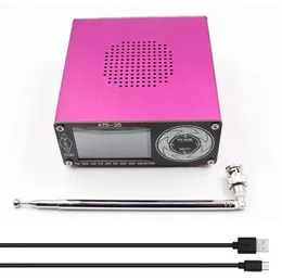 Radio Ats25 Si4732 Fullband Radio Receiver Dsp Receiver Fm Lw (mw and Sw) and Ssb with 2.4" Touch Screen