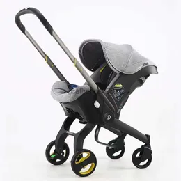 新生児トロリーバギーキャリッジポータブルトラベルシステムL230625のために数秒でベビーカーからベビーカーへの幼児用カーシート