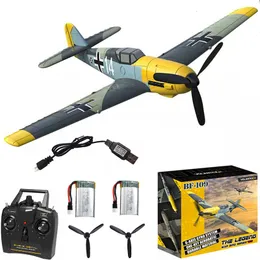 Electric RC Aircraft Volantex Remote Control Airplane B 09 2 4GHz 4ch 400mm Wingpan One Key U Turn Aerobatic RC Plane Warbird Gift Toys 761 11 230630