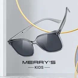 نظارات شمسية MERRYS DESIGN بنات القط العين النظارات الشمسية المستقطبة للأطفال الفتيات المستقطبة TR90 إطارات UV400 حماية S7225 230701