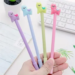 Stifte 36pcs/Lot kreativ niedliche Alpaka 0,38 mm schwarzer Tinten Cartoon Gel Stift Lernen Schreibweise Kinder Geschenke