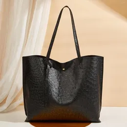 Midjeväskor Kvinnors handväska packar axelväska tote hållare shoppare hög kvalitet pu stor kapacitet fast färg sommar