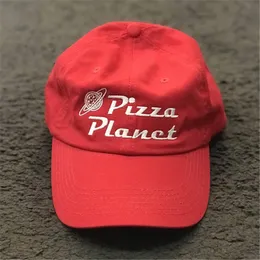 Top Kapaklar Pizza Planet Şapka Beyzbol Şapkası Kadın ve Erkek Baba Şapka Yaz Güneş Pizza Pamuk Nakış Spor Kap Rahat Marka 230630