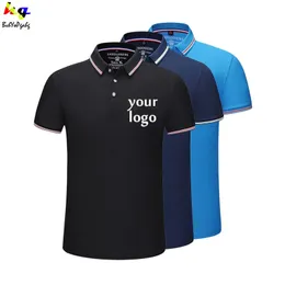 Polos masculinos personalizadosFaça você mesmo camisa design masculino e feminino polo de manga curta casual top de publicidade 230630