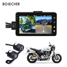 Carro dvr câmera dvr motor kymt18 traço cam especial dualtrack frente traseira gravador visão noturna gsensor motocicleta caixa preta hkd230701