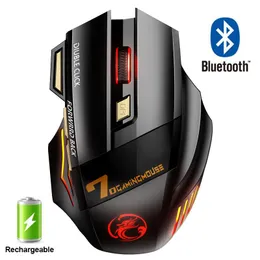 Мыши перезаряжаются беспроводные мыши Bluetooth Gamer Gamer Mouse Computer Ergonomic Maus