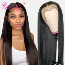 Synthetic Wigs Transparent 13x4 13x6 Lace Front Human Hair Brazilian 360 Straight Frontal For Women PrePlucked 4x4 5x5 Closure Wig 230630