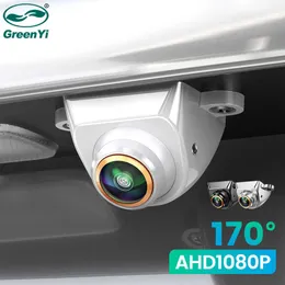 Bil dvr GreenYi AHD 1080P Backkamera 170° Fisheye Golden Lens Full HD Night Vision Fordon Backup Backup Framkameror G999HKD230701