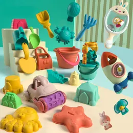 Sand Play Water Fun Summer Beach Toys for Kids Animal Model Seaside Digging Tool With Shovel Game Swimming Bath 230630