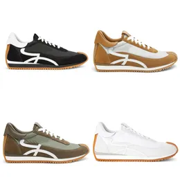 Designer-Nylon-Wildleder-glatte Sport-Lauf-Freizeitschuhe Luxusgüter Hoher Gummi-Low-Top-Schnür-Dermis-Herren-Sneaker