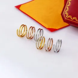 Klasyczny Pierścień Miłości luksusowy projektant biżuterii męskie i kobiety