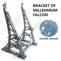 Bloki MOC pionowe wyświetlacze dla Millennium Toys Falcon kompatybilny nr 05132 i nr 75192 ModelHKD230701 Ultimate Collector