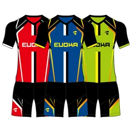 High Quality Full Set Football Jersey Quick Dry Sublimated Fabric Soccer Wear Professional Soccer Uniform