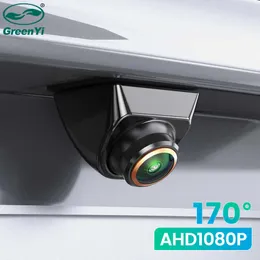 Auto-DVR GreenYi AHD 1920 x 1080P Rückfahrkamera 170° Fisheye goldene Linse Full HD Nachtsicht Fahrzeug Rückfahrkameras vorne G899HKD230701