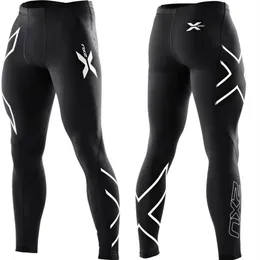 Long Pants Mens Compression Tights Long Pants Pantalones Compression Slim Fit Men 2608