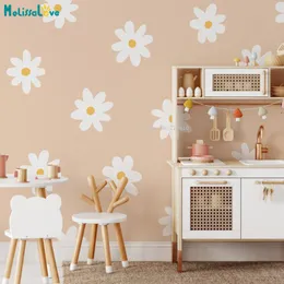 Feeding Diy Lovely Daisy Wall Decals Kids Girls Room Nursery Decor Removable Flower Delicate and Beautiful Yt6703