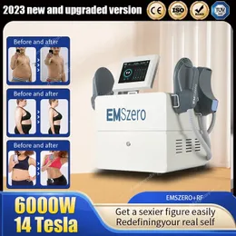 EMSzero 14 Tesla Muscle Stimulate RF Equipment Fat Removal Neo EMS Body Slimming Sculpt Machine For Salon