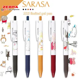 Pens Japan ZEBRA JJ15 New Limited Cute Animal Stationery SARASA PushType Retro Gel Pen 0.5Mm BulletType Student Special