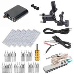 Tattoo Machine Rotary Tattoo Machine Shader Liner With Tattoo Needle and Disposable Tattoo Tips Tattoo Power Supply Tattoo Kit 230630