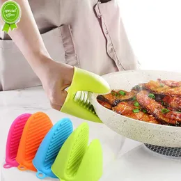 Novo 1 peça de silicone para cozinha, clipe de isolamento térmico anti-escaldante, luvas antiderrapantes, tigela para casa, forno, luvas de forno de microondas, ferramentas de cozinha