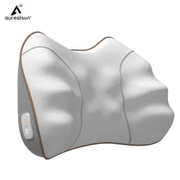 Massagem Pillowws Travesseiro elétrico de cintura massageador cuidados de saúde Relax shiatsu Vibrando Ombro Costas Aquecimento Profundo Rolo de Amassar Pescoço Massagem saúde 230701