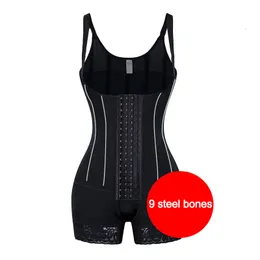 Waist Tummy Shaper High Compression Full Body Shapewear with Hook and Eye Front Closure Shaper Adjustable Bra Slimming Bodysuit Fajas Colombianas 230701