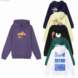 Herrtröjor tröjor män hoodies designer toppar bokstäver blommor mönster tryckt långa ärmar klädkvinnor burkar rund hals trackover z230701