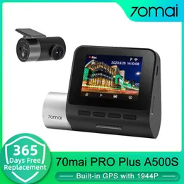 DVRS 70MAI Dash Cam Pro plus A500S Wbudowanie Wi -Fi GPS 1944P Car DVR Recorder Global VersionHKD230701