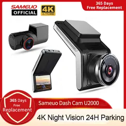 Car DVRs Sameuo U2000 dash cam front and rear 4k 2160P 2 camera CAR dvr dashcam Video Recorder Auto Night Vision 24H Parking MonitorHKD230701