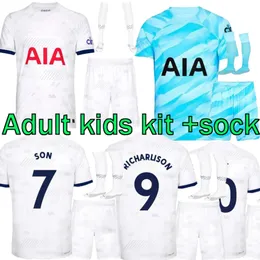 23 24 Son Soccer Jerseys 2023 2024 Adult Kids Kit Football Shirt Romero Perisic Kulusevski Bentancur Kane Richarlison Pedro Porro Maddison vicario