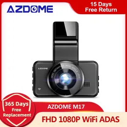 Car dvr AZDOME M17 DVR FHD 1080P WiFi Dash Cam 3inch IPS Screen ADAS Recorder Dashcam Night Vision Parking MonitorHKD230701