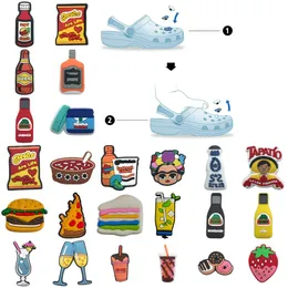 Cartoon Accessories Pattern Charms Shoes Slippers Decoration For Cross Drinking Charm Clog Drop Delivery Otzny