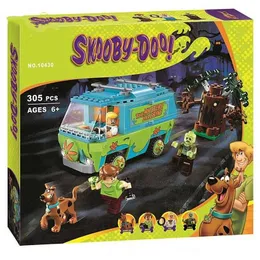 الكتل 10430 10428 SCOOBY The Mystery Building Builds Bricks Doo Toys for Children Christmas Higds Kids Model Dollhkd230701