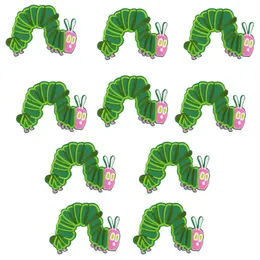 Patch för kläder Sy Brodery Applique Funny Animals Stripes Iron On Patch For Jacket Coat Cartoon Insect Accessories 10 PCS233T